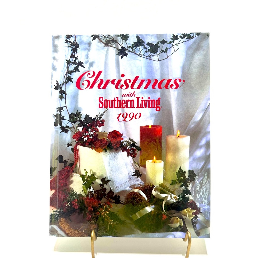 Vintage 1990 Christmas with Southern Living Cookbook Ocmoor House